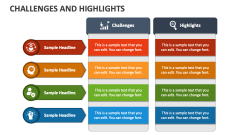 Challenges and Highlights - Slide 1