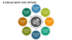 8 Circles with Text Option - Slide