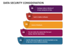 Data Security Consideration - Slide 2