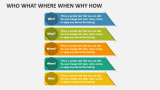 Who What Where When Why How PowerPoint Presentation Slides - PPT Template