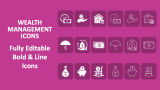 Wealth Management Icons - Slide 1