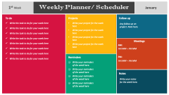 Weekly Planner - Slide 1