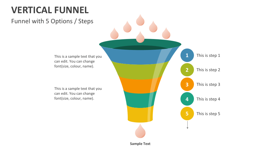 Vertical Funnel PowerPoint Presentation Slides PPT Template