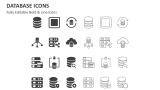 Database Icons PowerPoint Presentation Slides - PPT Template