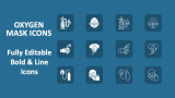 Oxygen Mask Icons - Slide 1