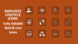 Employee Lifecycle Icons - Slide 1