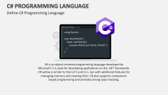 Define C# Programming Language - Slide 1