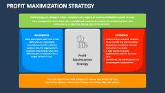 Profit Maximization Strategy - Slide 1