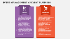 Event Management Vs Event Planning - Slide 1