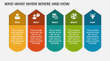 Who What When Where and How PowerPoint and Google Slides Template - PPT ...