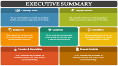 Business Executive Summary - Slide 1