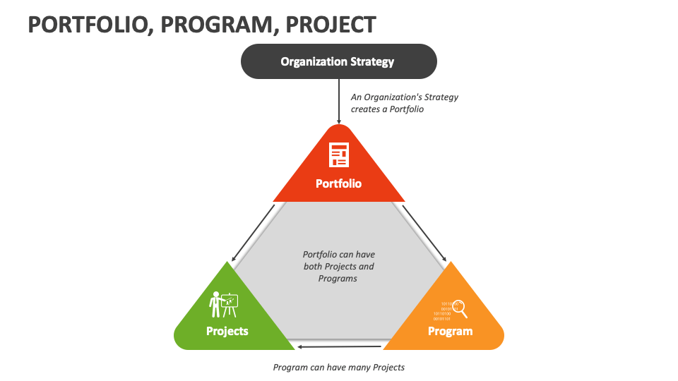 Portfolio program project powerpoint and google slides template ppt