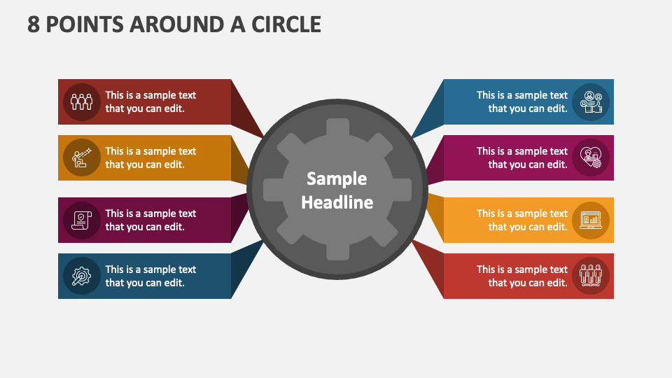 8 Points Around a Circle - Slide