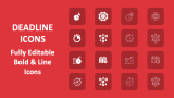 Deadline Icons - Slide 1