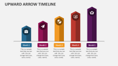 Upward Arrow Timeline - Slide 1
