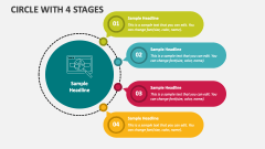 Circle with 4 Stages - Slide