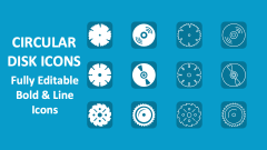Circular Disk Icons for PowerPoint and Google Slides - PPT Slides