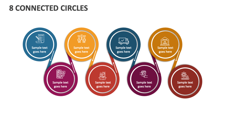 8 Connected Circles - Slide
