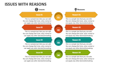 Issues with Reasons PowerPoint and Google Slides Template - PPT Slides