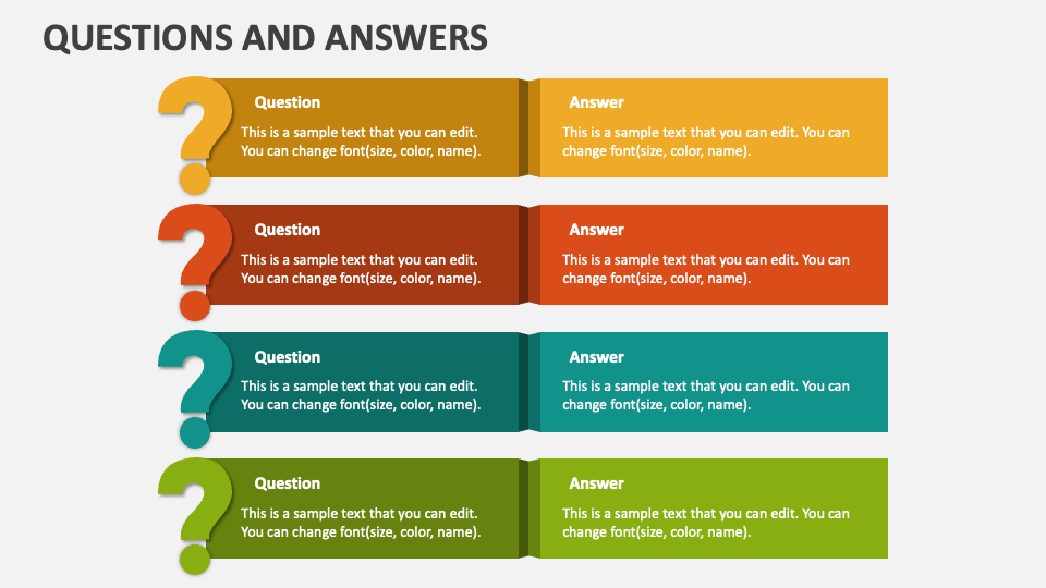 question and answer for presentation