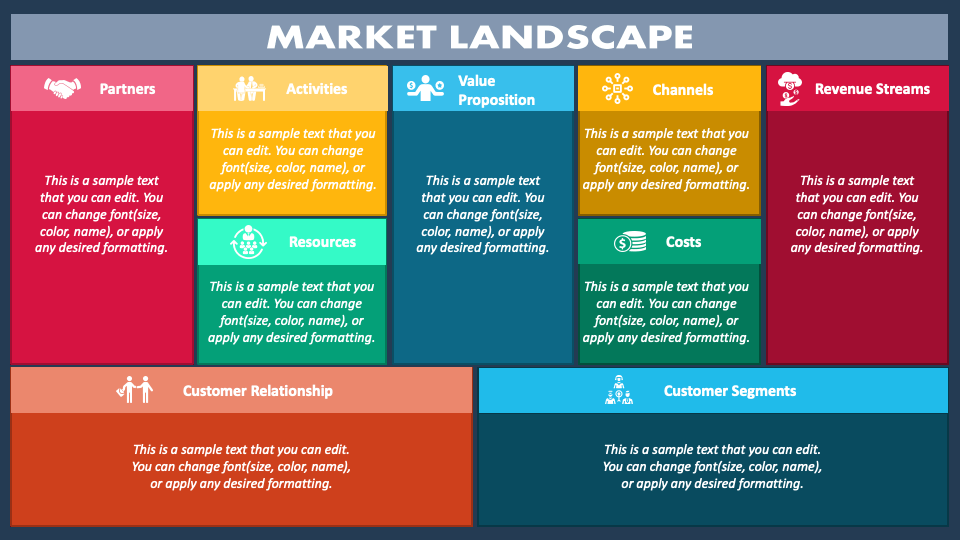 Market Landscape PowerPoint and Google Slides Template PPT Slides