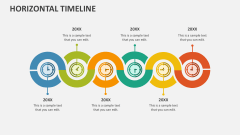 Horizontal Timeline - Slide 1