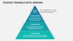 Stacked Triangle with Arrows - Slide 1