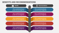 Benefits and Recommendations - Slide 1