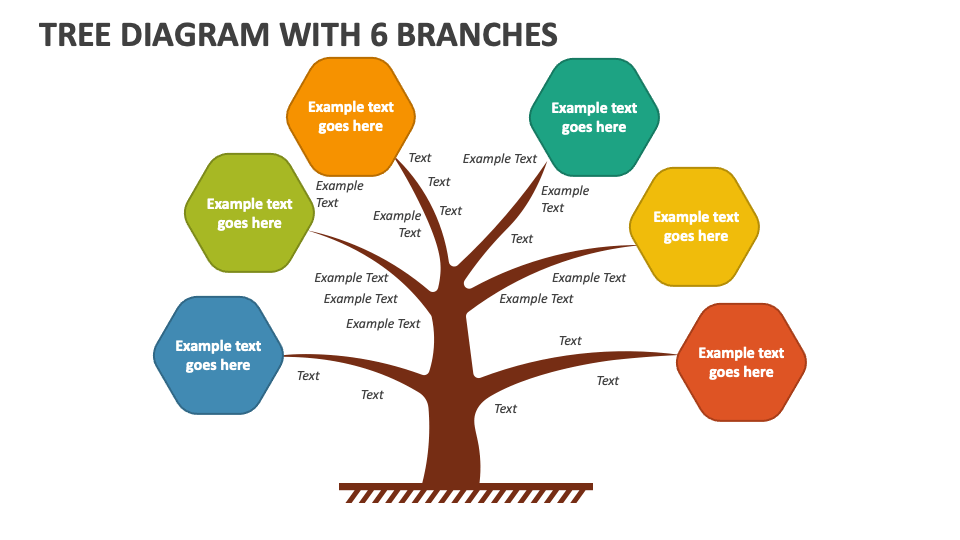 free-tree-diagram-with-6-branches-powerpoint-presentation-slides-ppt