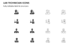 Lab Technician Icons - Slide 2
