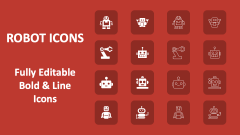 Robot Icons - Slide 1