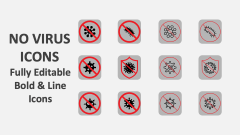 No Virus Icons - Slide 1