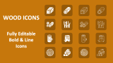 Wood Icons - Slide 1