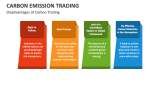 Disadvantages of Carbon Emission Trading - Slide 3