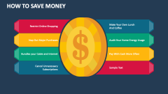 How to Save Money - Slide 1