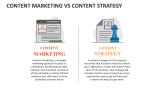 Content Marketing Vs Content Strategy - Slide 1