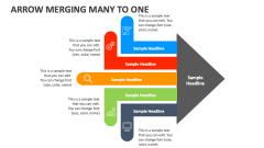 Arrow Merging many to One - Slide 1