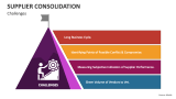 Supplier Consolidations Challenges - Slide 5