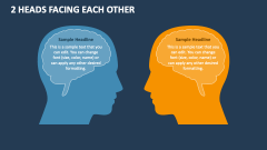 2 Heads Facing Each Other - Slide 1