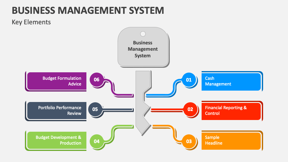 Business Management System PowerPoint and Google Slides Template PPT