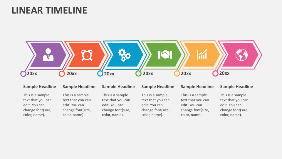 Linear Timeline PowerPoint Presentation Slides PPT Template