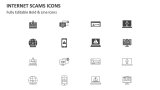 Internet Scams Icons - Slide 2