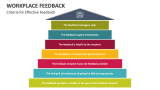 Criteria for Effective Workplace Feedback - Slide 5