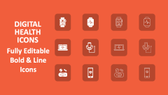 Digital Health Icons - Slide 1