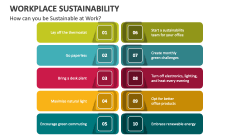 How can you be Sustainable at Work? - Slide 1