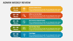 Admin Weekly Review - Slide 1