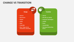 Change Vs Transition - Slide 1