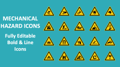 Mechanical Hazard Icons - Slide 1