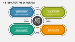 4 Step Creative Diagram - Slide