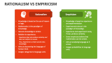 Rationalism Vs Empiricism - Slide 1